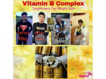 Vitamin B complex weight gain pills.