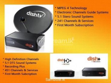 Dishtv SD & HD New Satellite Connections