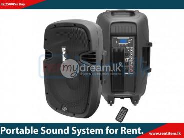 **Portable sound system for rent**