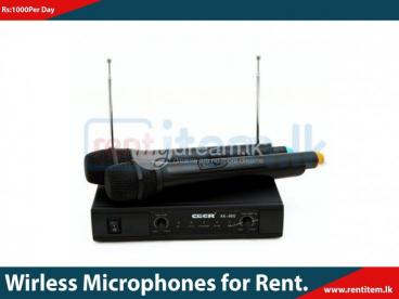 Wirless Microphone Rent