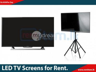 ** HD LED TV Screen for Rent**