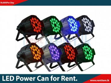 LED Power Can for Rent