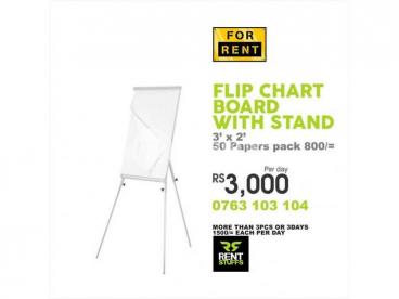 Flipchart Board rent Sri Lanka.