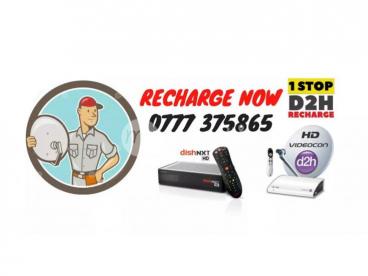 Dish TV Videocon d2h Sundirect Airtel Tatasky Recharge