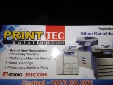 Photo Copy machine technician PRINT TEC SOLUTION