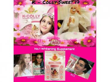 K-Colly sweet whitening suppliment.
