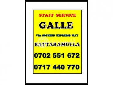 Galle - Battaramulla Staff Service ( 0717 440 770 )