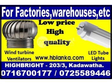 Wind turbine ventilators, LED tube light srilanka,roof ventilators, ventilation fans ,Roof Exhaust f