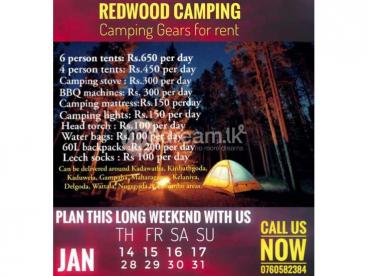 Camping Tents for rent