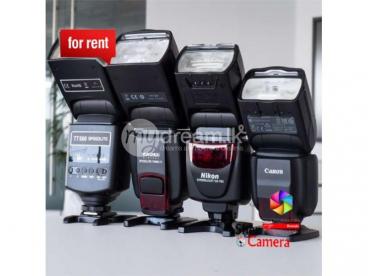 Speedlight Camera flash for rent canon nikon