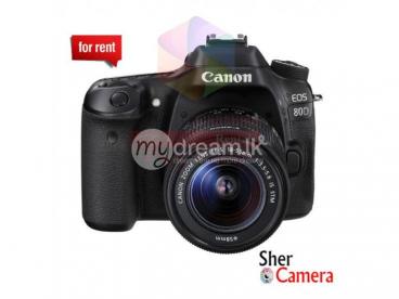 Canon 80D DSLR Camera For Rent