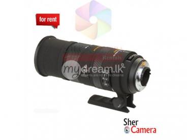 Sigma 150 * 500 Zoom Wildlife DSLR Lens For Rent