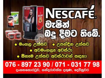 Nescafe machine rent